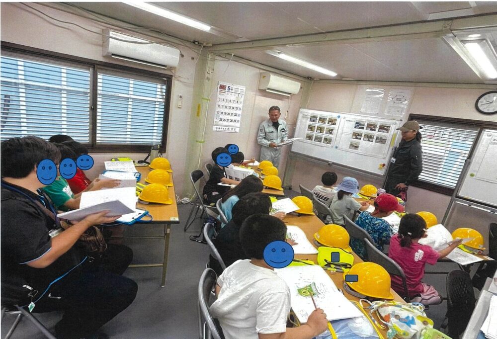 現場見学会を開催しました～未来を担う子どもたちへ建設の仕事を伝える～